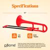 PInstruments Альт-тромбон ми-бемоль Мини Красный PBONE2R
