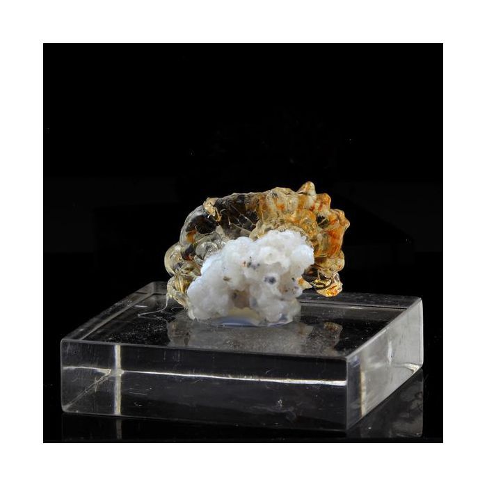 Pierres et Minéraux. Opale Hyalite (Var: Opal-AN). 124.5 ct. San Luis Potosí, Mexique.