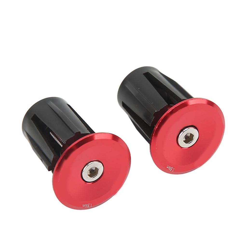 2pcs Handlebar Plug Aluminium Plastic Light Weight Bike Bar End Plug for Mountain Bikes Road Bikes