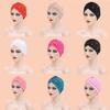 Pearl Solid Folds Muslim Turban Scarf Islamic Inner Hijab Caps Musulman Turbante Arab Wrap Head