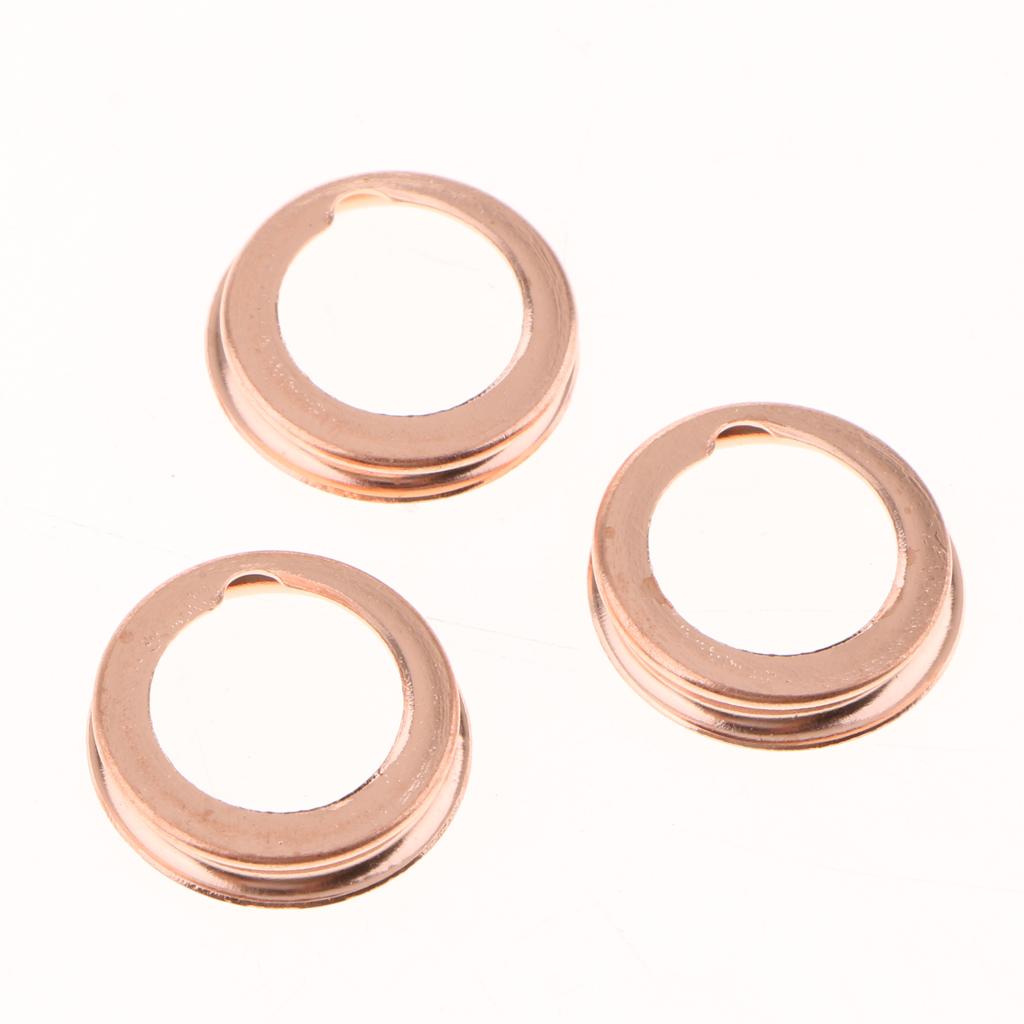 Oil Drain Plug Gaskets Metal Crush Washer Set Engine Sump Pan Seal for Automotive Oil Change Service