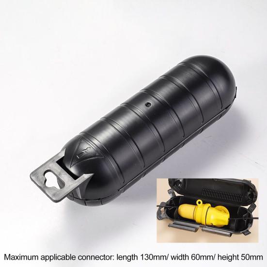 Наружная водонепроницаемая распределительная коробка, прочная, устойчивая к дождю, подвесная электрическая коробка, один разъем, удлинитель, защитный корпус для кабеля