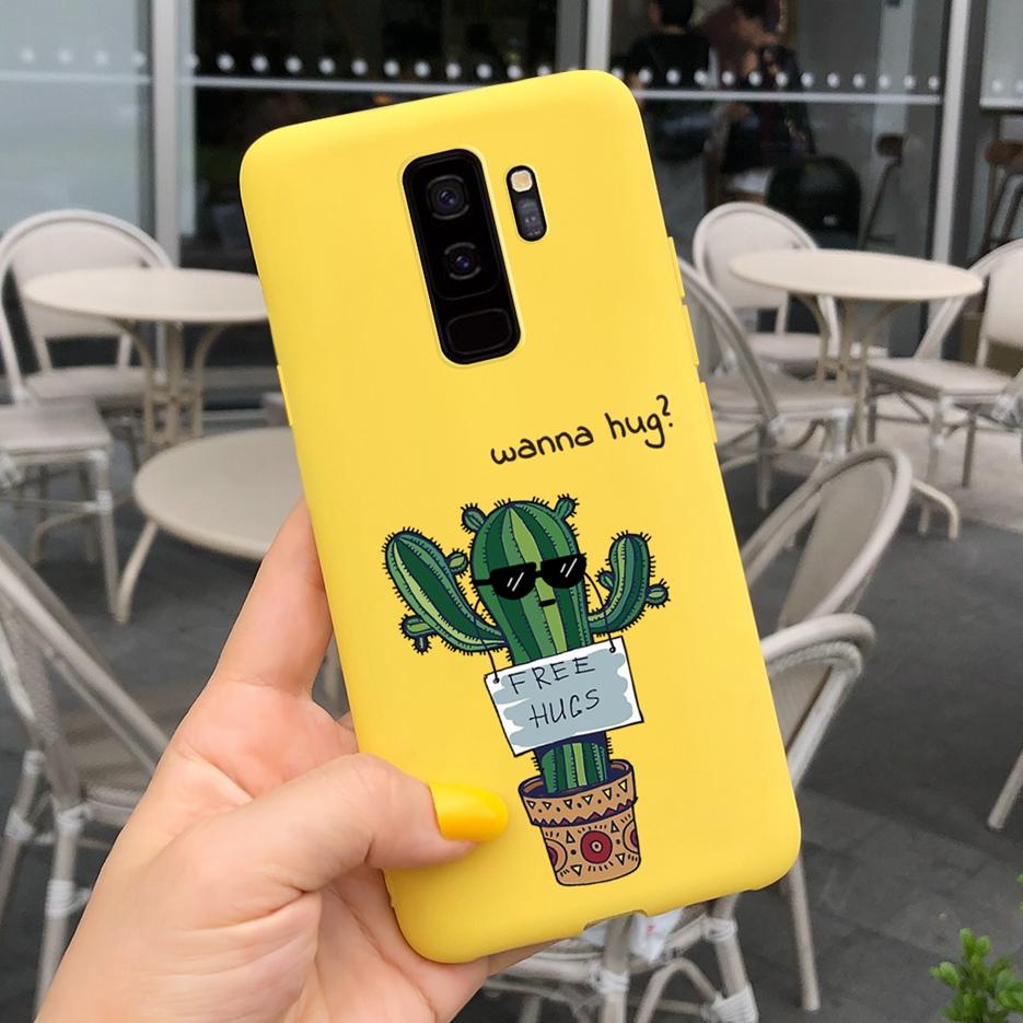 Чехол для Samsung Galaxy S9 Plus S9+ G965F Милый Конфетный Расписной Fundas Матовый Чехол для Samsung S9 S9+ S 9 Plus Чехол для Телефона Мягкие Сумки