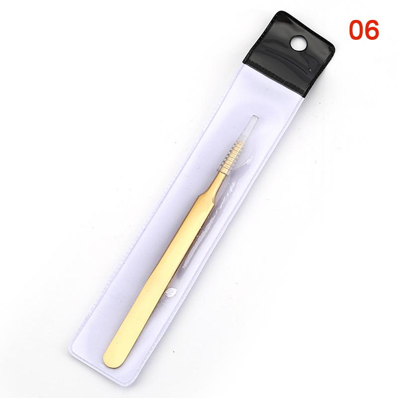 1 шт. Пинцет для ресниц из нержавеющей стали, прямой и изогнутый, высокоточный антистатический пинцет для наращивания ресниц