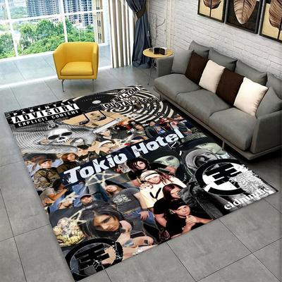 Ковер Rock Band Tokio Hotel Билл Каулитц для Спальни Гостиной Дивана Игровой Комнаты Прихожей Декор Дома, Детский Коврик Нескользящий