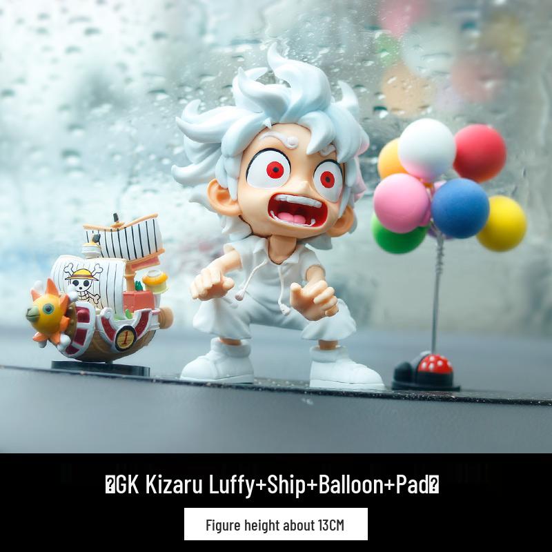 Аниме One Piece Украшение на центральную консоль автомобиля с Луффи и Зоро - Аксессуар для украшения интерьера.