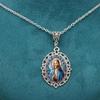 Кулон Изящный Узор Овальной Формы, Модное Ювелирное Изделие Ожерелье