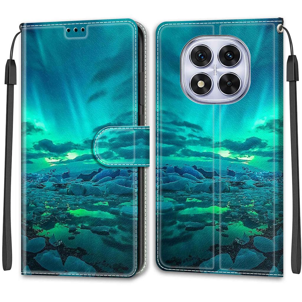 Luxury Painted Leather Case Wallet Book Style Protective Cover for Redmi K60 Ultra/Redmi Note 13 Pro Plus/Redmi 12C 11A A3/Redmi Note12 Note14 Pro