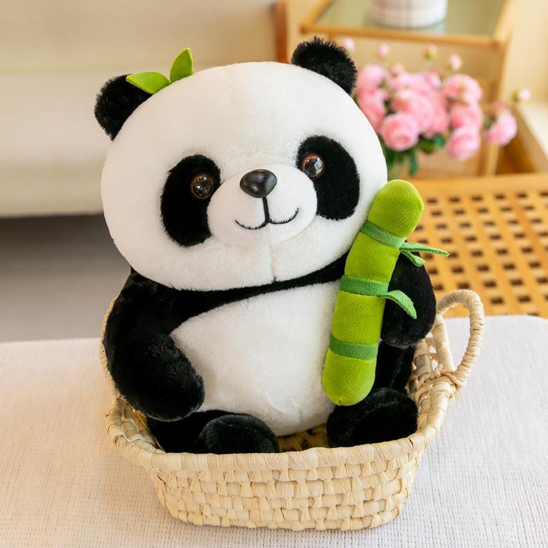 Cute Bamboo Panda Plush Toy Panda Doll National Treasure Giant Panda Children's Doll