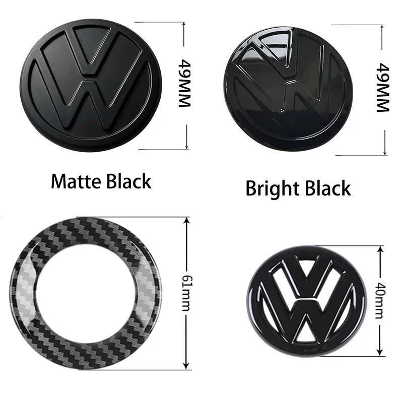 Car Steering Wheel Emblem Sticker Interior Accessories For Volkswagen GTI Polo Golf Passat Scirocco Beetle Tiguan Magotan