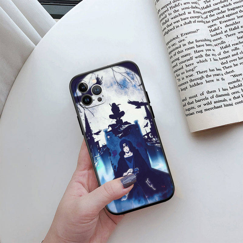 JO41 Naruto Itachi Sasuke Phone Case for Samsung A35 A25 A24 A15 A05S A05 M55 M35 M15 A06 A16 A02 A12 A13 A10 A20 A30 A22 A31 A32 A33 A41 A42 A50