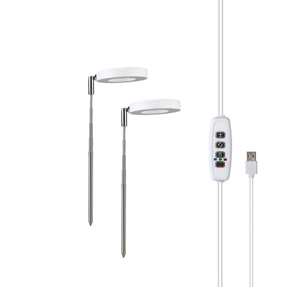 Регулируемая по высоте лампа для выращивания растений с основанием 1/2/3/4 головки потолочная кольцевая лампа для выращивания растений Главная