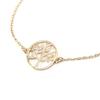 [K3434] - Gold Plated 'Tree of Life' Bracelet