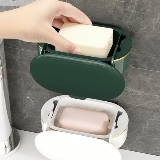 Держатель мыла настенный ящик типа Punch Free Space Saving Wall Hanging Bathroom Мыльница для хранения ежедневного использования