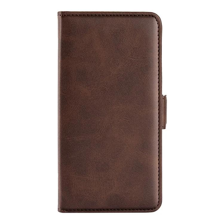 For Honor X8a 4G Calf Texture Phone Case PU Leather Dual Magnetic Clasp Foldable Stand Wallet Cover