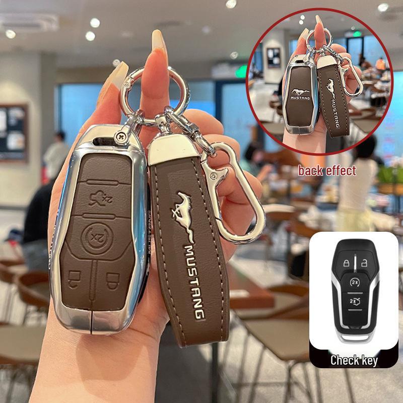 Compatible Key Case for Ford Taurus, Explorer, Mustang (2017-2018 Models)