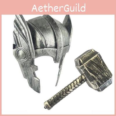 Молот Тор Кастомный Шлем Маска Детские Косплей Игрушки Фигурка Свет Без