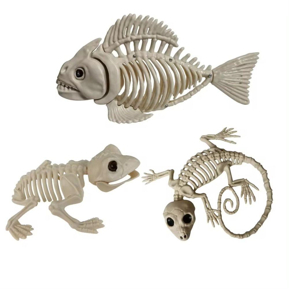 Snake Halloween Bats Skeleton Scary Skeleton Model Halloween Animal Skeleton Bar Home Decor