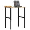 Workbench 80x60x(71.5 98) cm Solid Oak