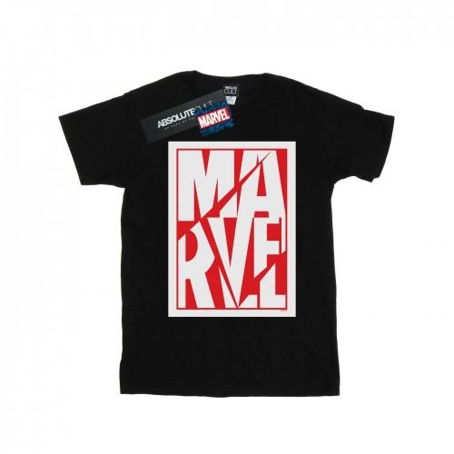 Marvel Mens Portrait Logo T-Shirt
