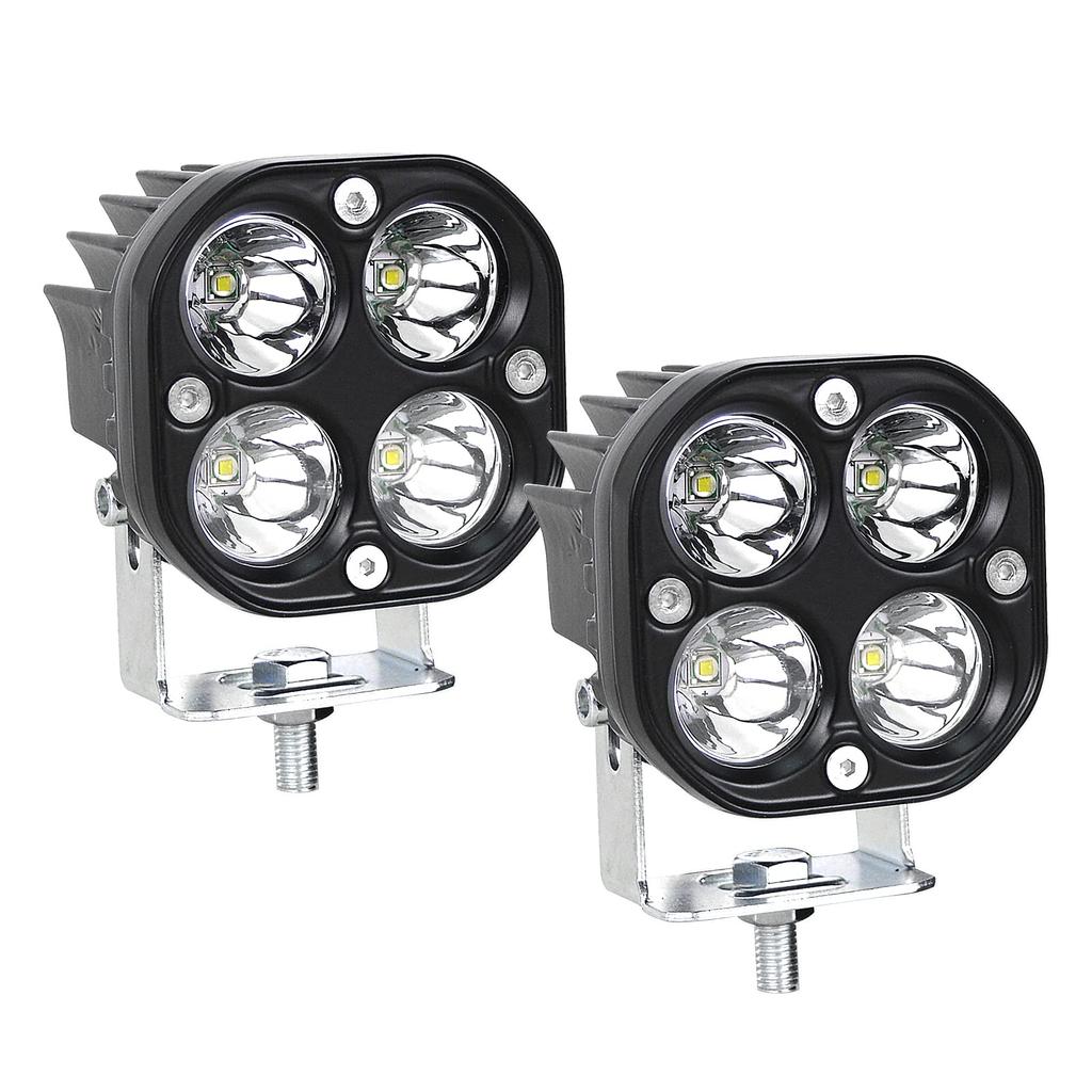 Willpower 3" 40W LED Work Light 6000K White LED Work Light 12V 24V LED Floodlight Narrow Angle IP67 Waterproof