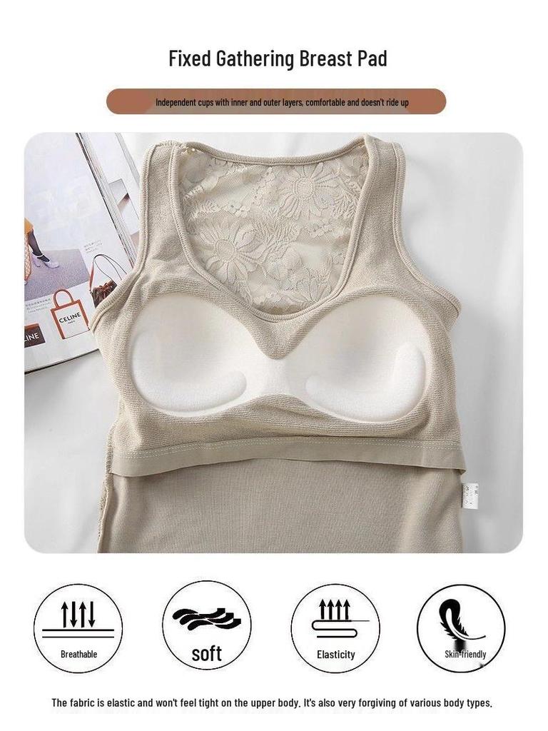 Французская сексуальная кружевная майка с открытой спиной для женщин - Коллекция начала осени