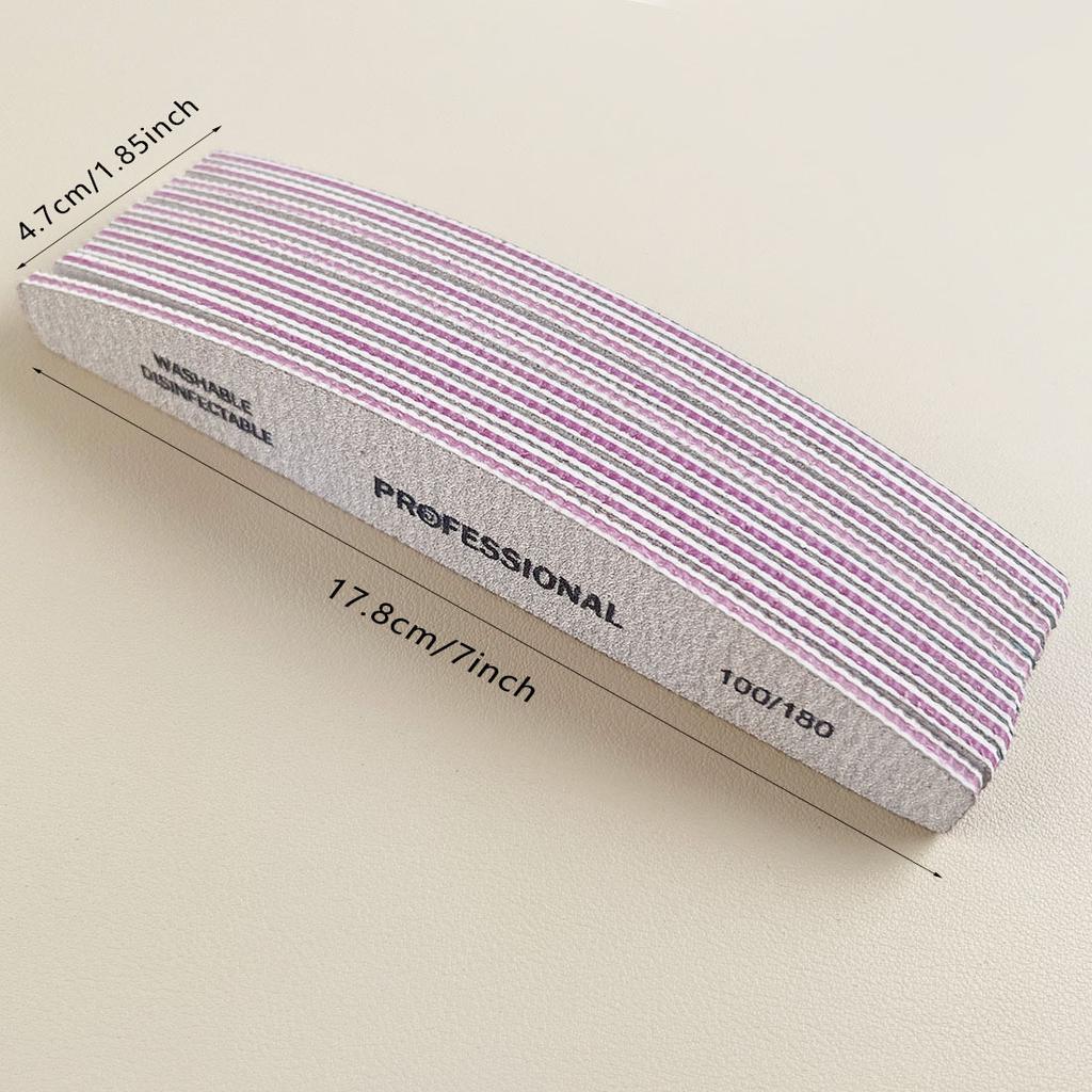 Nail File 100 To 240 Professional Tools Emery for Manicure Lime 240 Sandpaper Gel Polishing Files for Nails Buffers Set Polisher