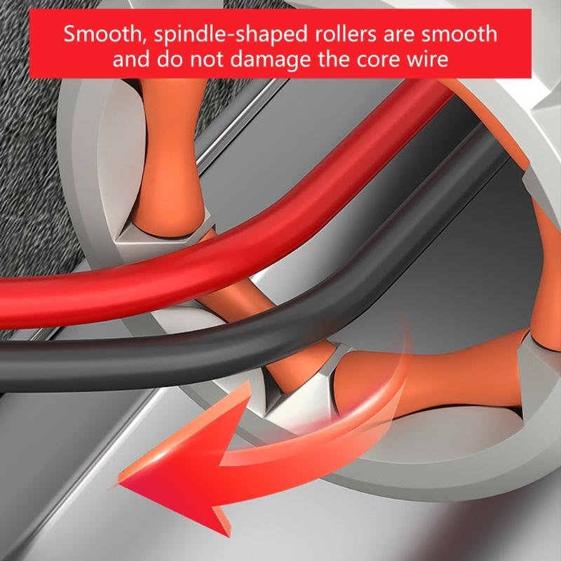 Industrial Bridge Cable Guide Tool 65mm Wide Smooth Roller 330 Degree Adjustable Clamp For Construction Wiring