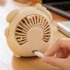 Portable USB Rechargeable Desktop Fan Small Personal Fan with Cute Dog Shape Design for Office Home Travel Use Quiet Operation