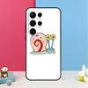 Мультяшный Чехол-Улитка Для Samsung Galaxy S23 Ultra S20 S21 S22 S24 S25 Plus S9 S10 S25 FE Задняя Крышка