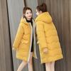Women's Fashion Down Coat Thicken Winter Warm Hooded Cotton Padded Parka Long Puffer Jacket Overcoat