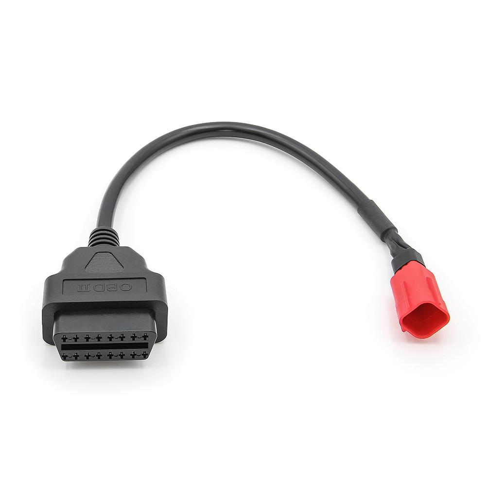 Honda 6Pin to 16Pin OBD2 Moto Мотоцикл Мотоцикл Удлинительный соединительный кабель Автомобильный диагностический кабель