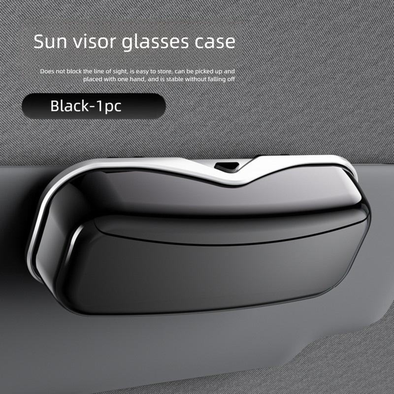 Car Sun Visor Eyeglasses Case & Card Holder