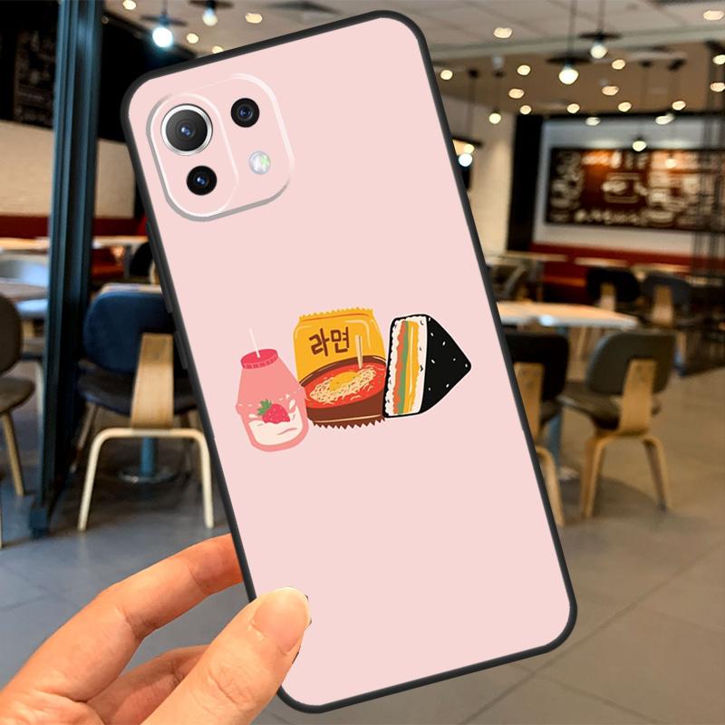 Милый чехол-коробочка клубничного молока для Xiaomi 14T 11T 12T 13T Pro 13 14 15 Ultra POCO X7 Pro X3 X5 X6 F5 F6 M6 Pro Чехол