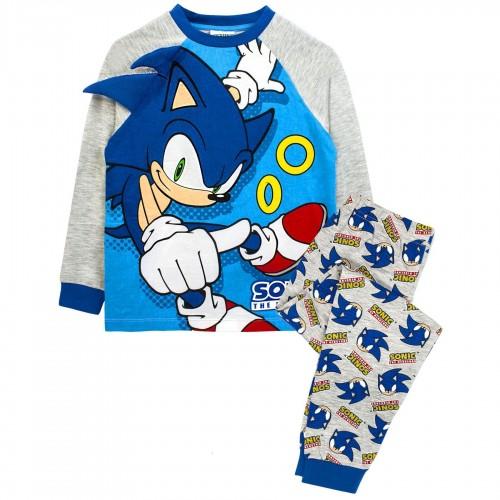 Sonic The Hedgehog Детский/детский пижамный комплект с шипами 3D