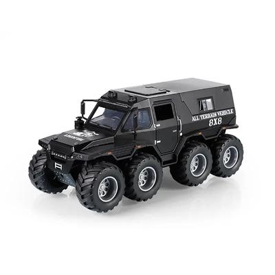 1/24 Avtoros Shaman 8x8 ATV Off Road Car Model Collective Diecast Toys Vehicles SUV Car Toys Gift Metal Miniauto