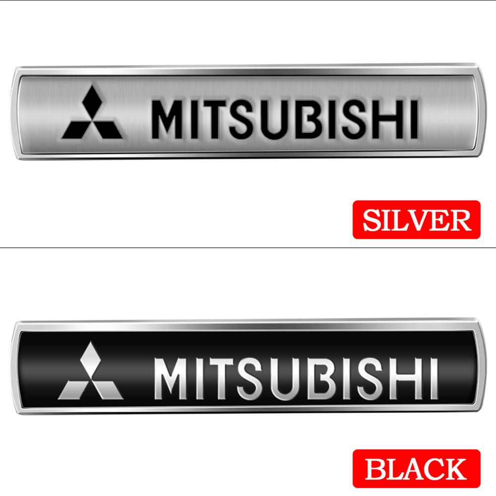 1Pcs Metal Alloy Car Wing Left & Right Side Badge Body Fender Stickers For Mitsubishi Asx Lancer 10 Outlander 3 l200 Xpander