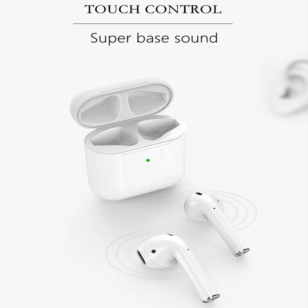 Новая беспроводная гарнитура Bluetooth 5.0 наушники-вкладыши сенсорные спортивные стерео наушники с зарядным устройством для iPhone Xiaomi Huawei Samsung Android Phone