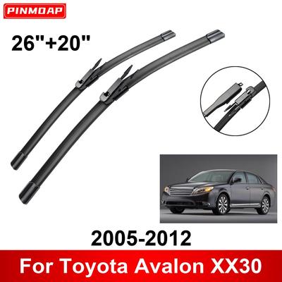 Передние щетки стеклоочистителя для Toyota Avalon XX30 2005-2012 Ветровое стекло Окно лобового стекла 26"+20" 2005 2006 2007 2008 2009 2010 2011 2012