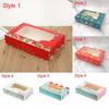 Transparent Window Mooncake Packing Baking Packing Box Gift Package Boxes Christmas Pastry Cases