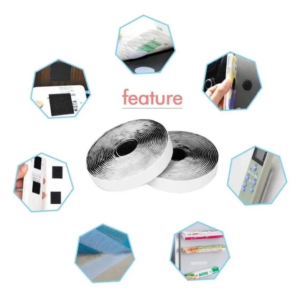 5M прочная самоклеящаяся лента-липучка Magic Fixer двухсторонняя клейкая лента с клеем-наклейкой Velcroes