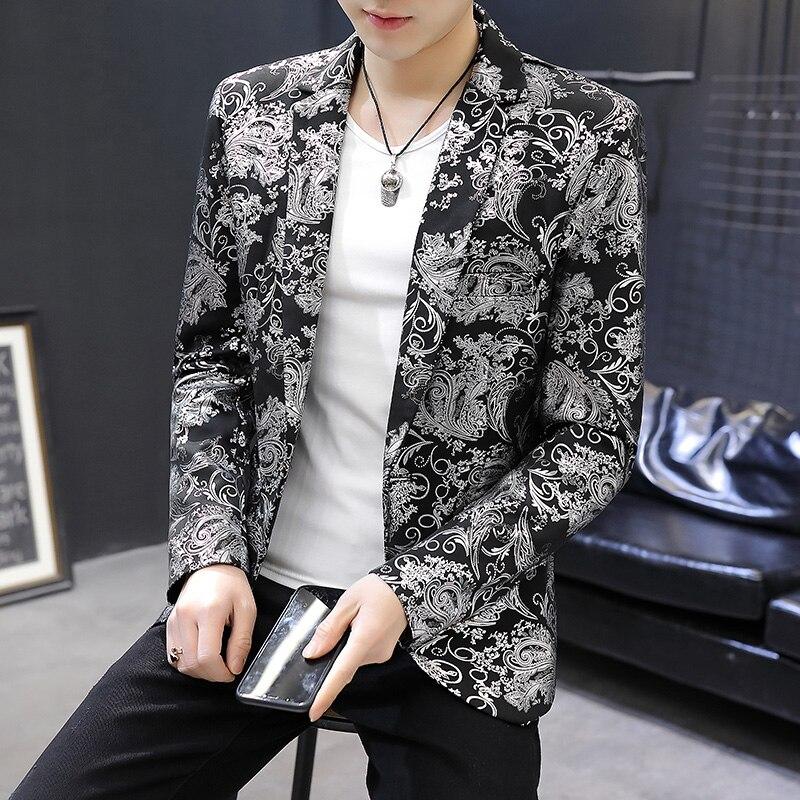 Mens Slim Fit Blazer Jacket Men Blazer Wedding Party Suit Jacket Coats