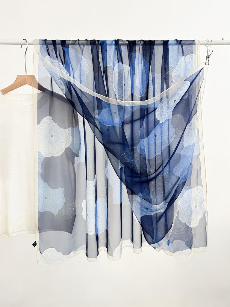 180*135cm Summer Chiffon Silk Scarf Women Outdoor Sunscreen Shawl Soft Bandanna Fashion Luxury Brand Shawl Head Long Hijab Wrap