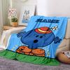 Custom Name Mr. Men and Little Miss Theme Printed Blanket - Perfect for Couch, Bed, Travel & Outdoor Use | Machine Washable, Cozy & Durable.