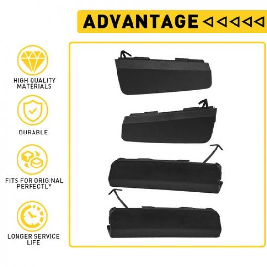 4X Front Bumper Tow Hook Eye Cover Cap Left & Right For - Toyota RAV4