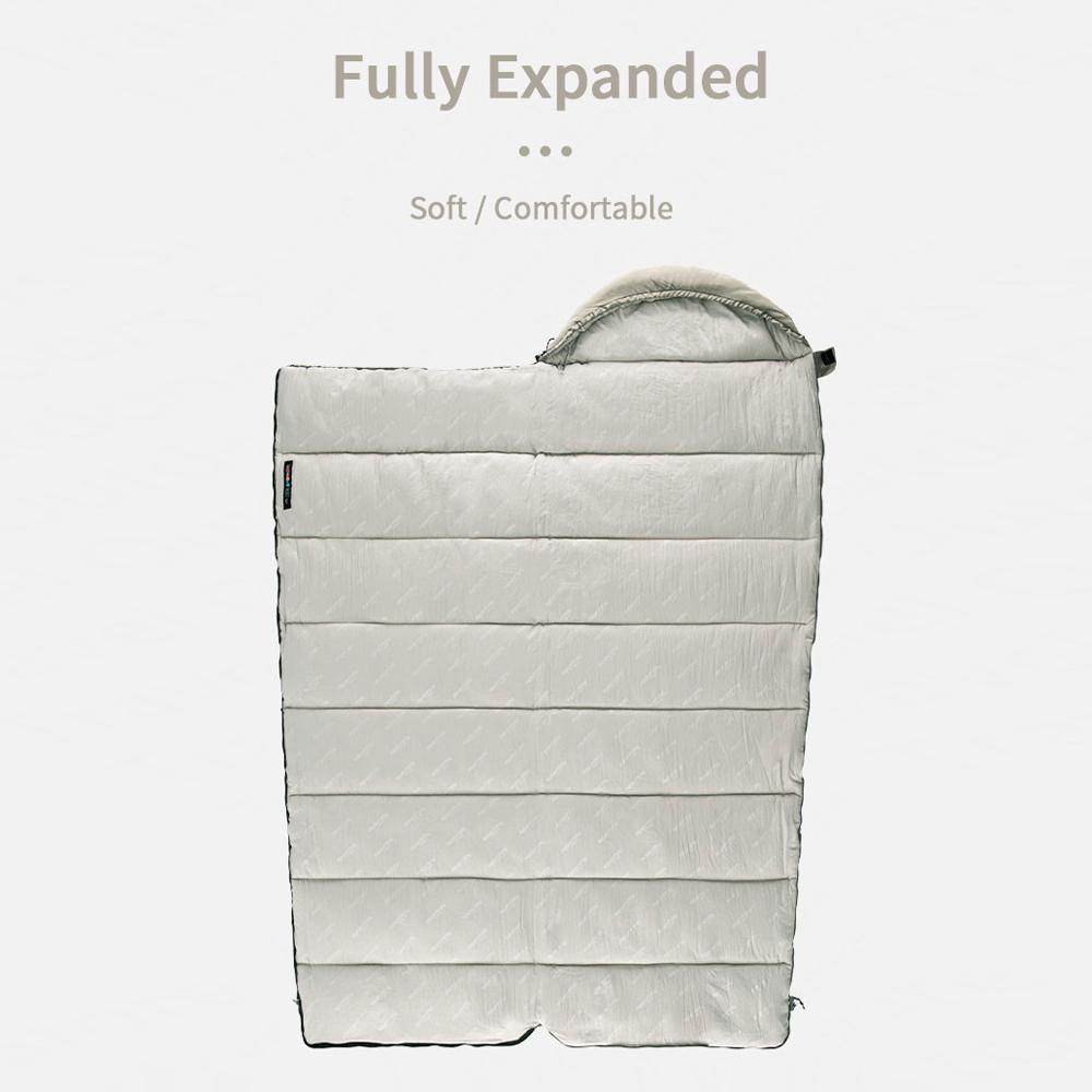 Kawagoe envelope with hood washable portable sleeping bag outdoor camping autumn and winter thickened and warm new style cotton sleeping bag black