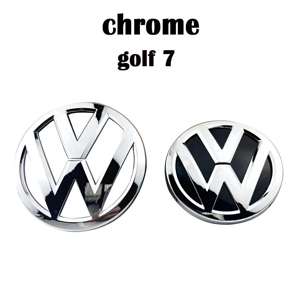 2pcs Car Front Bonnet Grille Rear Trunk Emblem Logo Replacement Badge Golf6 Golf7 Replaced For vw Golf 7.5 MK7.5 2018 2019 2020NI5