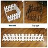 1.6m Christmas Wooden Fence for Tree & Window Decor
