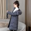 Down Cotton Padded Jacket Women's Loose Cotton-padded Jacket In The Long Section Was Thin Padded Jacket Plus Fat Large Size Coat