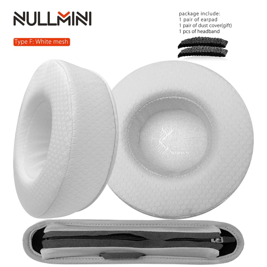 NullMini Replacement Earpads for ATH-ES10 ESW10 Headphones Ear Cushion Cooling Gel Headband